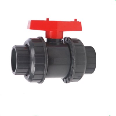 pvc double union ball valve