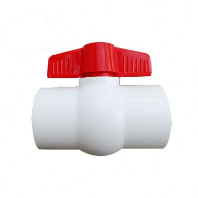 White pvc ball valve